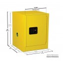 Szafa przeciwpożarowa na substancje łatwopalne (15 l),1-drzwiowa