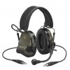 PELTOR ™ComTac™ XPI headset Dual nagłowny, NATO zielony zielony z mikrofonem flex