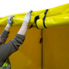 Wanna wychwytowa pod 2 IBC z pokrywą