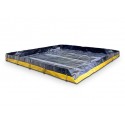 Wanna wychwytowa składana Ultra-Containment Berm® ze wspornikami typu L, 8494,5 l