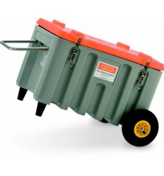 Wózek CEMbox 150 l, Offroad, szaro-pomarańczowy