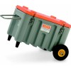 Wózek CEMbox 150 l, Offroad, szaro-pomarańczowy