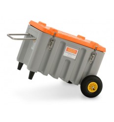 Wózek CEMbox 150 l, Offroad, szaro-pomarańczowy