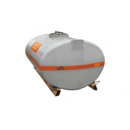 Zbiornik na wodę owalny GRP 3000 l, kopuła przednia