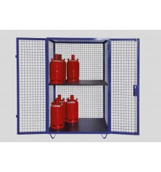 Szafa na butle gazowe - 8szt po 11 kg lub 6szt po 33 kg, drzwi 2-skrzydłowe, prześwit u dołu