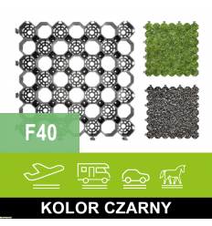 Eko kratka geoSYSTEM F40 uniwersalna | Kamień i trawa