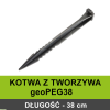 Kotwa geoPEG 38 z tworzywa sztucznego