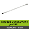 geoNAIL – ocynkowany gwóźdź montażowy do obrzeży i geokratek