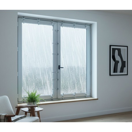 Okno przeciwpowodziowe dwuskrzydłowe STOP ALLAGAMENTI