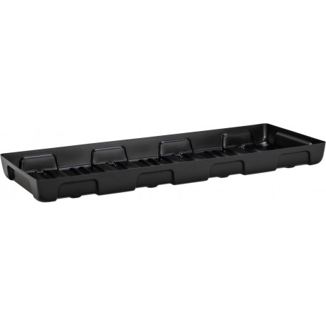 Tacka ociekowa CEMO 36 l z HDPE do regałów magazynowych.