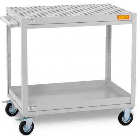 Wózek warsztatowy z tacą wychwytową