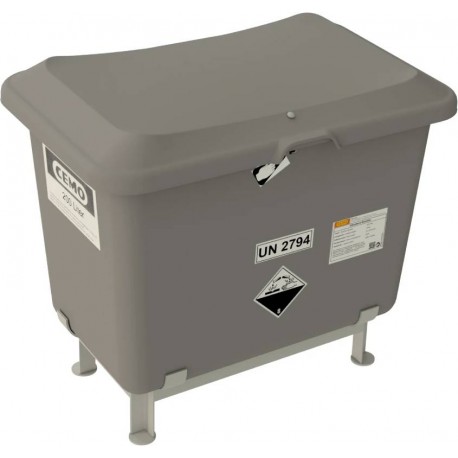 Kontener na zużyte akumulatory samochodowe 200 l