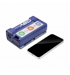 Kompaktowy defibrylator Vivest P3 - kieszonkowy AED półautomatyczny - tryb pediatryczny