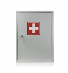 Apteczka medyczna ścienna, metalowa, AP-1-02