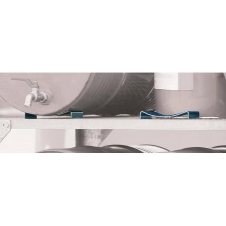 Podpory beczkowe do jednego poziomu składowania