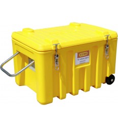 Wózek CEMbox 150 l, żółty