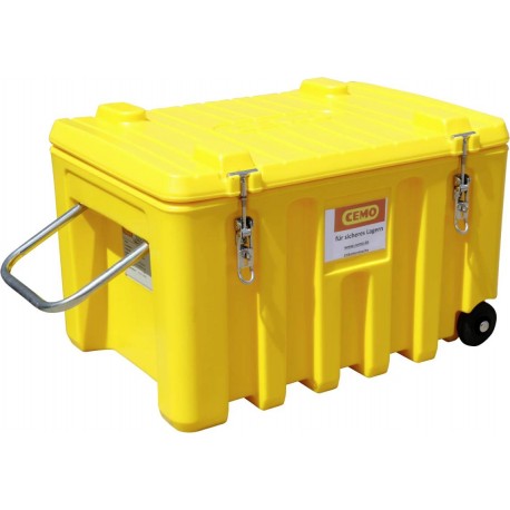 Wózek CEMbox 150 l, żółty