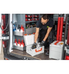 Skrzynia transportowo-magazynowa do baterii litowych CEMO Li-SAFE 3-XL