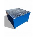 Wanna wychwytowa stalowa Economy pod 1 pojemnik IBC, lakierowana, 1000 l, 115 × 130 × 78 cm