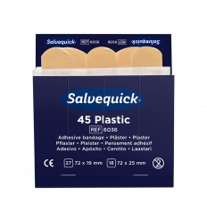 Plastry plastikowe Salvequick Cederroth - 2 opakowania - 90 SZTUK