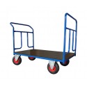 Dwuburtowy wózek platformowy (1200x700), 250 kg
