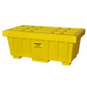 Pojemnik polietylenowy HDPE, kontener z pokrywą, (416 l.)
