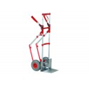 Wysokiej jakości ręczny wózek aluminiowy, platforma 270x370 mm