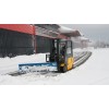 Pług śnieżny z gumą do wózków widłowych, 200 cm