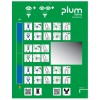 Zamykana stacja do płukania oczu PLUM iBOX 4921 - kwasy, zasady, ciała obce